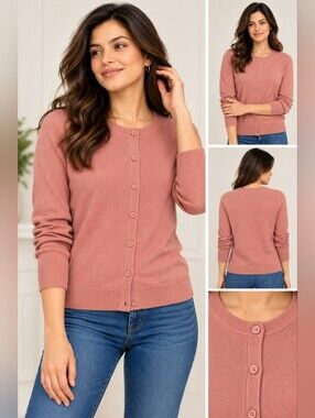 5/50$ Elegant Dusty Pink Banana Republic Cardigan Sweater